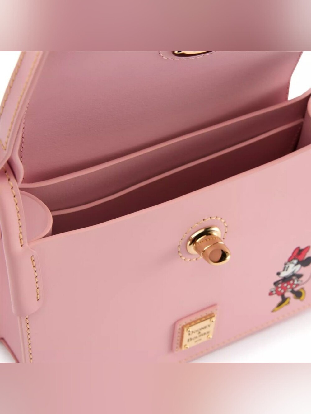Disney Dooney & Bourke Minnie Pinky Crossbody Bag - NWT Registration  Dustbag - Picture 4 of 9
